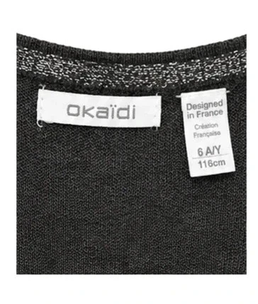 Grey Okaïdi mesh dress and flowy skirt – 6 years – photo 2
